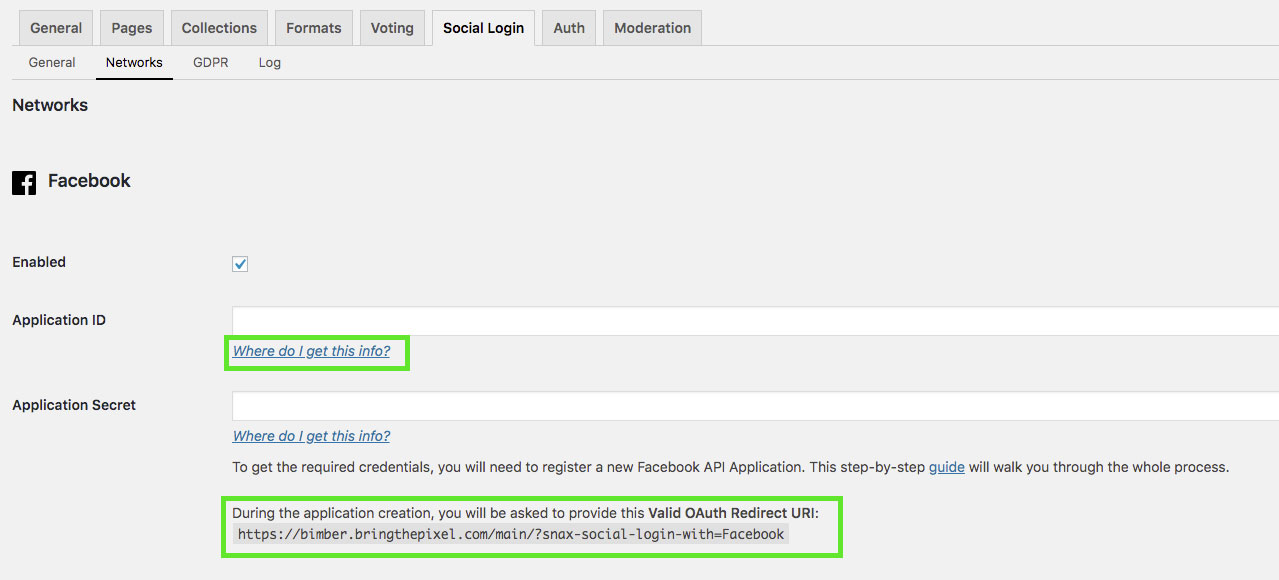 Facebook Setup - Step 6