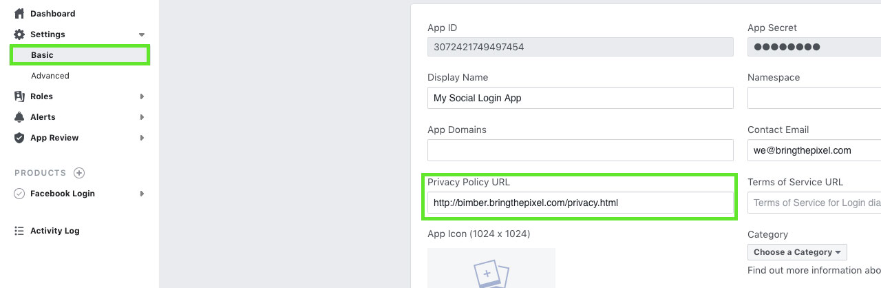 Facebook Setup - Step 8