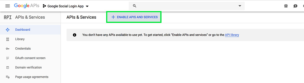 Google Setup - Step 3