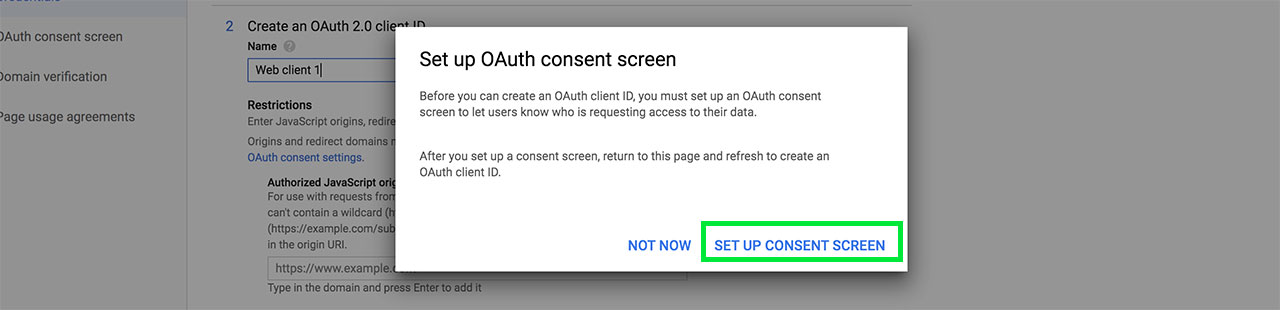 Google Setup - Step 7