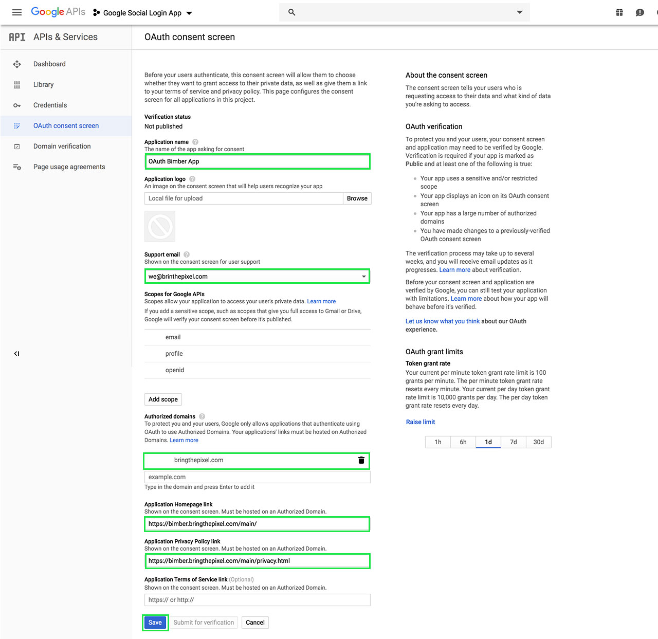 Google Setup - Step 8