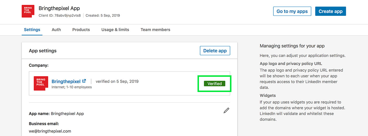 LinkedIn Setup - Step 2